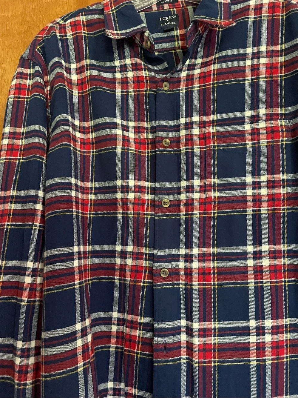 J. Crew lightweight button